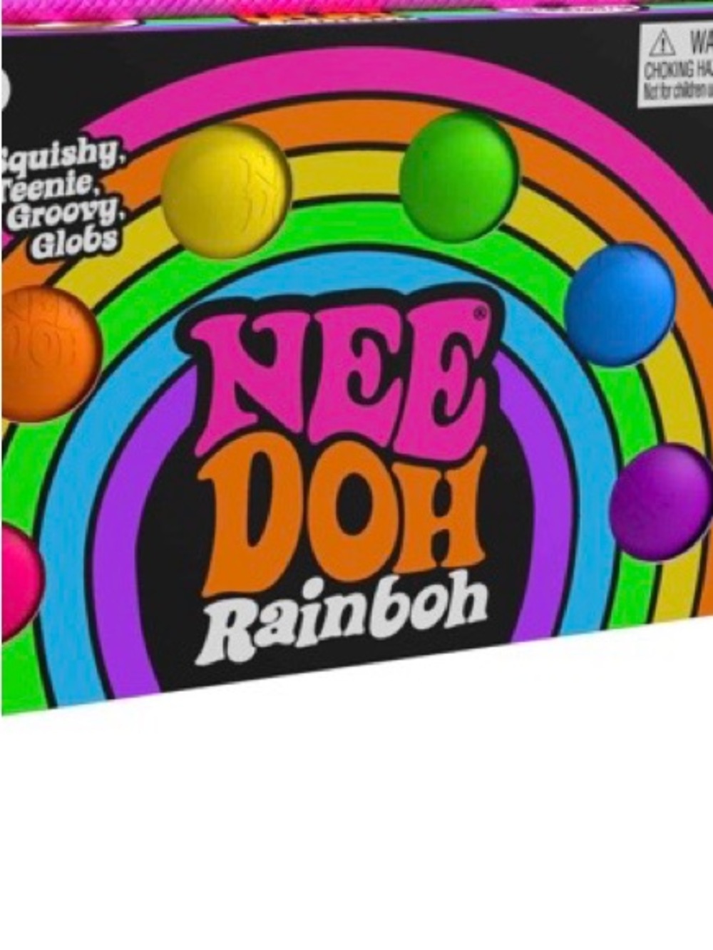 Schylling brand new - Nee Doh Rainboh Squishy Glob Kids Toy - Multicolor